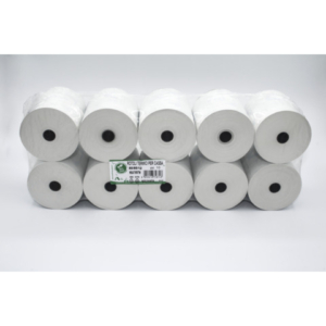 Rotoli registratore di cassa Rotolificio Pugliese BPA Free 48 g/m² - 80 mm foro 12 mm - conf. 10 pz - NBA7980TW
