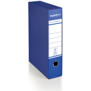 Registratore commerciale con custodia TOPToo by Q-Connect dorso 5 cm - 28,5x32 cm - blu - 0201042/QM.BS