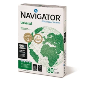 Carta per fotocopie A4 Navigator Universal 80 g/mq Risma da 500 fogli - NUN0800586