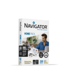 Carta per fotocopie Navigator Home Pack 80gr/mq A4 - Risma da 250 fogli - NHP0800080