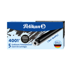 Cartucce a inchiostro lunghe Pelikan GTP5 - astuccio 5 pezzi - nero - 400142570