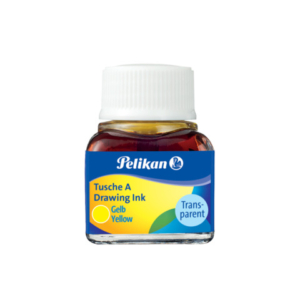 Flacone inchiostro di china Pelikan 523-17 da 10 ml - giallo - 100436071
