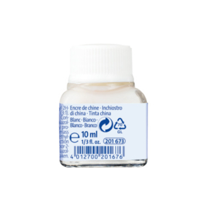 Flacone inchiostro di china Pelikan 523-17 da 10 ml - bianco - 400142516