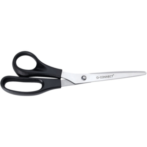 Forbici per mancini Q-Connect nero 21 cm  KF15757