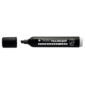 Marcatore permanente TRATTO Marker punta a scalpello 1-5 mm nero F840103