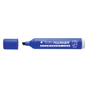 Marcatore permanente TRATTO Marker punta a scalpello 1-5 mm blu F840101