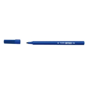Marcatori punta in fibra TRATTO Office punta conica 0,7 mm blu Conf. 12 pezzi - F730501