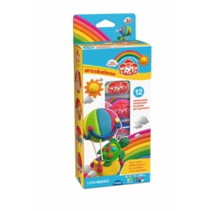 Pasta modellabile DIDO' Arcobaleno assortiti Conf. 12 pezzi - F397900