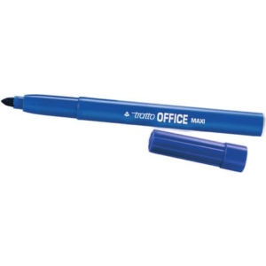 Marcatori punta in fibra TRATTO Office punta conica 2 mm blu Conf. 12 pezzi - F731601