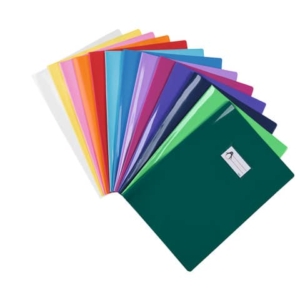Copriquaderno con etichetta Favorit Coprimaxi Beat - A4 in PVC laccato spessore 180 ?m arancio - 100500878