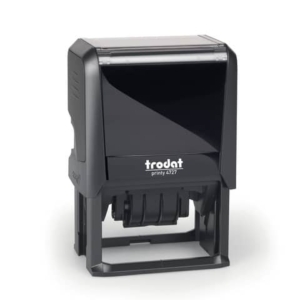 Printy 4727 Datario con testo Trodat PERSONALIZZATO fino a 3+3 righe nero dim. max personalizzazione 60x40 mm