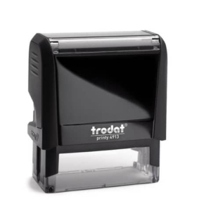 Printy 4913 Timbro di testo Trodat PERSONALIZZATO fino a 6 righe nero dim. max personalizzazione 58x22 mm - 11664