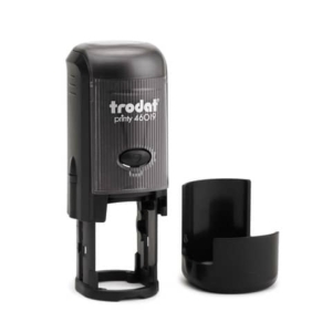 Printy 46019 Timbro di testo Trodat PERSONALIZZATO fino a 4 righe nero dim. max personalizzazione Ø 19 mm -14084