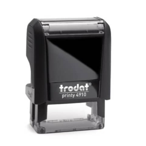 Printy 4910 Timbro di testo Trodat PERSONALIZZATO fino a 3 righe nero dim. max personalizzazione 26x9 mm - 11661