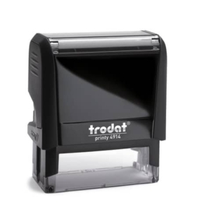 Printy 4914 Timbro di testo Trodat PERSONALIZZATO fino a 7 righe nero dim. max personalizzazione 64x26 mm - 63366