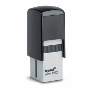 Printy 4922 Timbro di testo Trodat PERSONALIZZATO fino a 5 righe nero dim. max personalizzazione 20x20 mm -11668