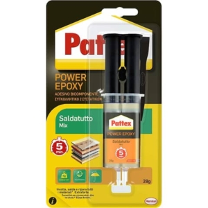 Saldatutto Pattex Power Epoxy trasparente - siringa da 28 g - 2937283