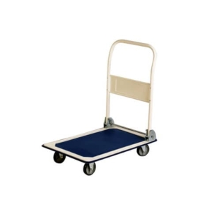 Carrello portapacchi Serena Group in lamiera rinforzata bianco/blu 74x48x83 cm portata 150 kg - - PZS150