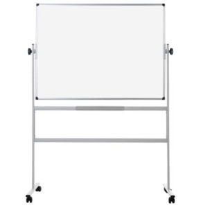 Lavagne cancellabili Bi-office Revolver - magnetica doppia girevole bianca - 120x90 cm bianco - QR0203