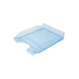 Vaschetta portacorrispondenza da scrivania Office Products in PP A4 - trasparente blu - 18016011-01
