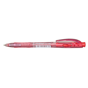 Penna a sfera a scatto Stabilo Liner 308 punta 0,7 mm rosso 308H/1-40