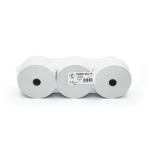 Rotoli termici per aree di servizio Rotolificio Pugliese BPA FREE 60 mm x 130 m f. 18 mm 55 g/m² - conf. 3 pz