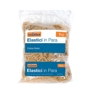 Elastici in para Nikoffice in busta da 1 kg Ø 80 mm 06NIK007
