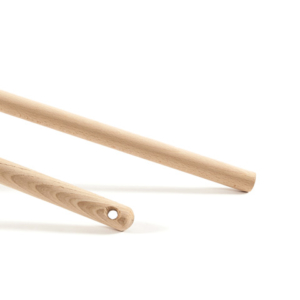 Manico industriale in legno grezzo senza foro Perfetto Woody DS 130 cm x Ø2,3 cm 0037D
