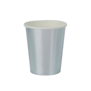 Bicchieri di carta Party Go 27 ml conf. 16 pz argento AK0043