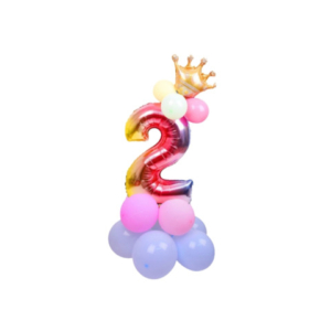 Set palloncini Party Go multicolor indicanti anni/eta' H.80 cm conf. 15 pz n° 2 - FB0950