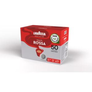 Caffe' in cialda compostabile Lavazza Qualità Rossa astuccio da 50 pz 3186