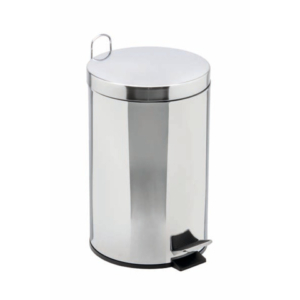 Pattumiera a pedale Medial Bin galva con secchio in acciaio galvanizzato 250x400mm/12L - 106412
