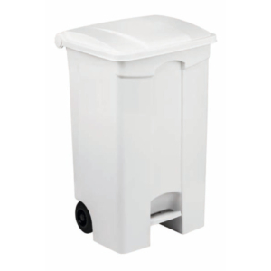 Contenitore mobile a pedale Medial Contitop 90L in PP bianco 115590
