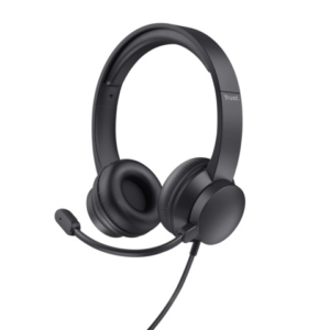 Cuffie Trust Hs-150 con microfono per PC nero 25333