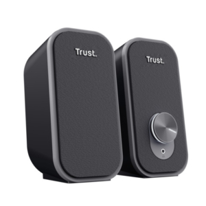 Set di altoparlanti 2.0 6W RMS Trust Ador nero/grigio 25670