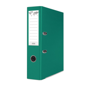 Registratore a leva senza custodia Binder BASIC-S in PP A4 - dorso 8 cm - verde - 21024221-02