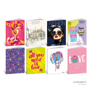 Maxi quaderno Blasetti Teen Girl A4 - 80 g/m² - 20+1 ff - 1R - conf. 10 pezzi - 9232