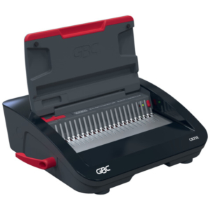Rilegatrice elettrica a dorsi plastici GBC CombBind® CB25E A4 - rilega fino a 390 ff - nero - 4410064