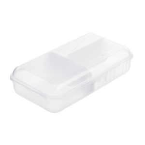 Lunch box Rotho Fun L 1,7 L con divisorio interno in plastica PP senza BPA trasparente - F711121