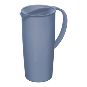 Caraffa Rotho Caruba in plastica PP blu con coperchio 1,2 L - F707058