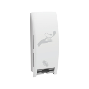 Dispenser porta assorbenti per l'igiene femminile Medial Milady bianco 170x135x415mm - 789101