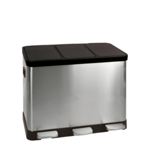 Pattumiera a pedale per la raccolta differenziata Medial Multiflux 3x15 L 375x590x440 mm - 112500