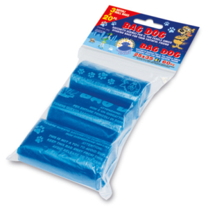 Ricariche rotoli sacchi igienici profumati Peter Pan Plast Bag Dog conf. 3x20 pz 25x35 cm - DOG25RI