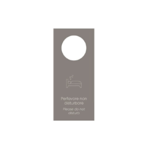 Cartellini per porta ''Don't disturb'' Ristocart in carta usomano conf. 250 pz 20x7 cm - DNT001250