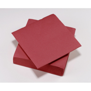 Tovaglioli microgoffrati Tavola Viva 38x38 cm 2 veli conf. 40 pz bordeaux 61839