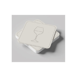 Sottobicchieri in cartoncino vegetale Ristocart - conf. 250 pz 10x10 cm SOTB-CT25010Q