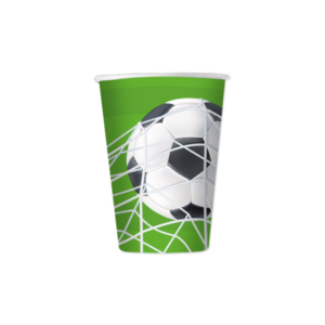 Bicchieri Big Party a tema Football 250 ml - conf. 6 pz - 76865