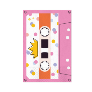 Tovaglioli Big Party a tema Music Party 33x33 cm - conf. 16 pz - 76564