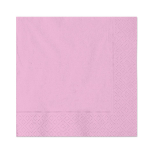 Tovaglioli in carta di pura cellulosa Ecolor 2 veli 33x33 cm - rosa - conf. 40 pz - 74502