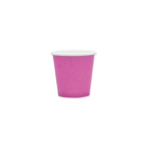 Bicchieri in carta di pura cellulosa Ecolor fucsia 80 ml - conf. 25 pz - 74088